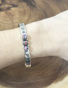 Pink Delilah Dainty Cuff 925 Sterling Silver Southwestern Style 7”