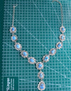 90.57cts back closed golden hills turquoise 925 sterling lariat necklace 5093