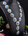 90.57cts back closed golden hills turquoise 925 sterling lariat necklace 5093